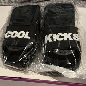 Black Cool Kicks Slides